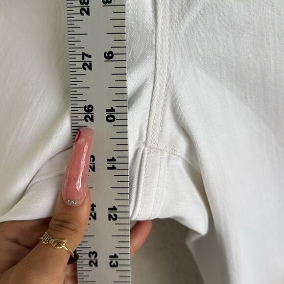 J Crew 9 Inch Toothpick Jeans Womens Size 31‎ White - Picture 9 of 12